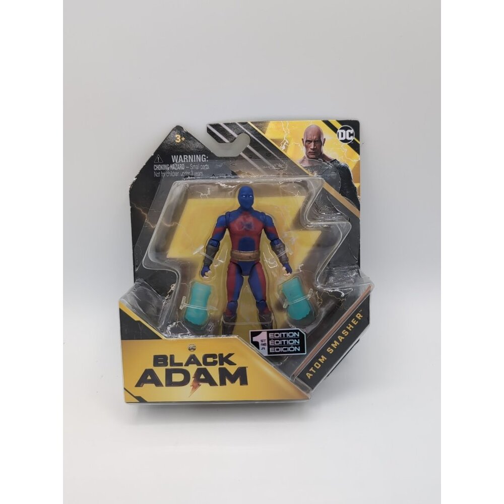 DC Black Adam Atom Smasher 4" Figure 1st Edition Spin Master